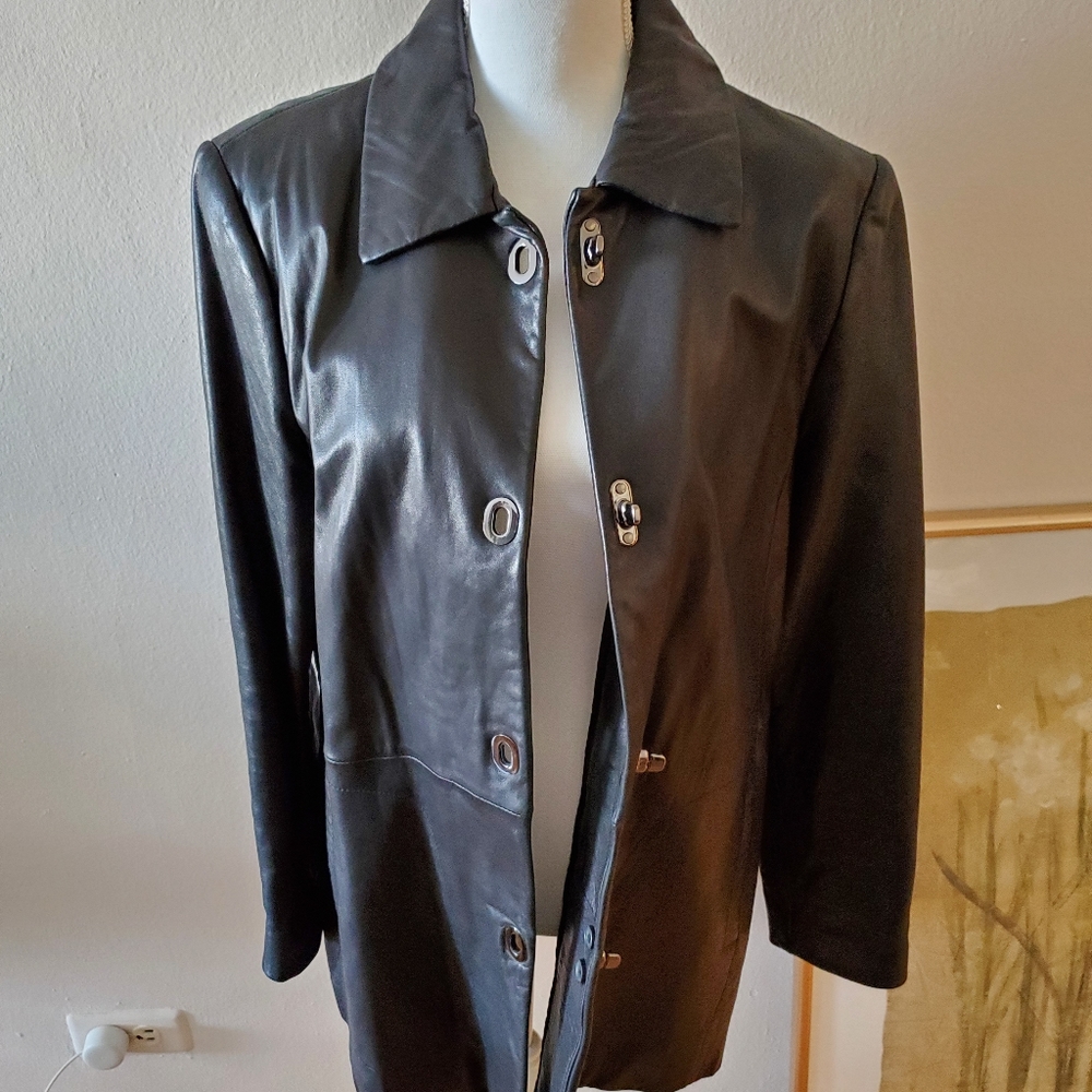 Jones NY Vintage Leather Jacket